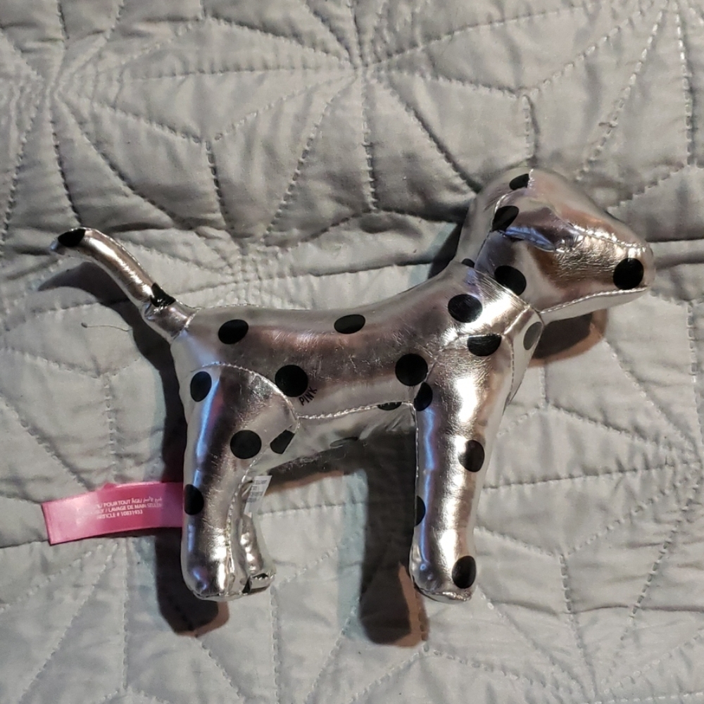 VS PINK Silver Metallic Dog